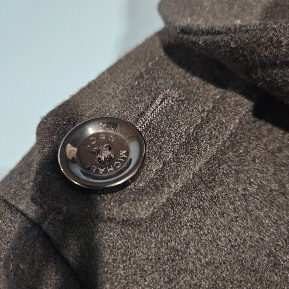 Michael Kors Black Pea Coat - Small - Picture 6 of 7